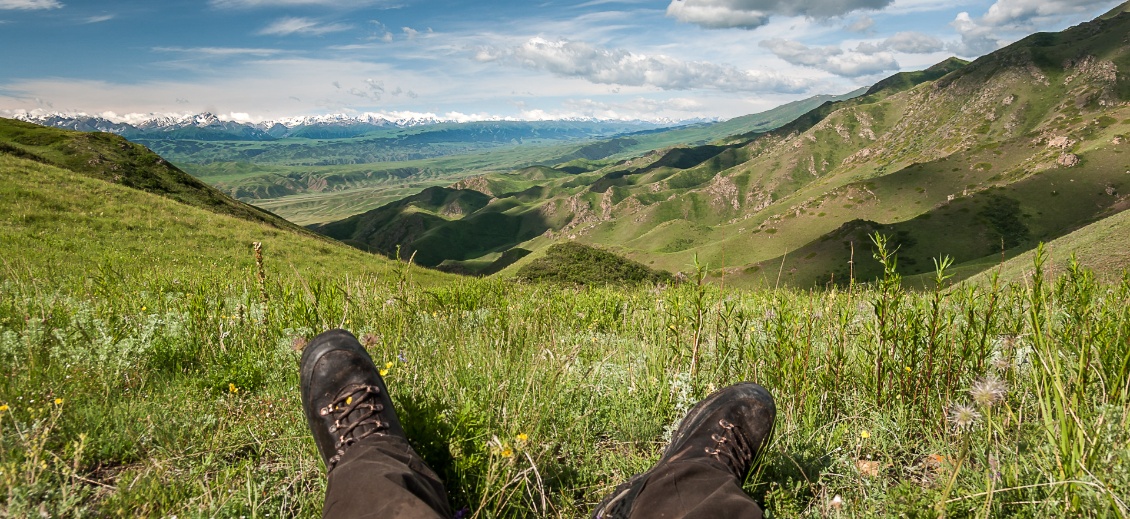 Tour du monde à pied. Kazakhstan.
Photo Kilian Blais
