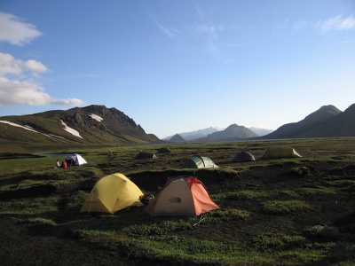 Trek Landmannalaugar-Thorsmörk : au refuge d'Alftavatn