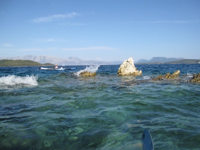 Kayak de mer en Grèce