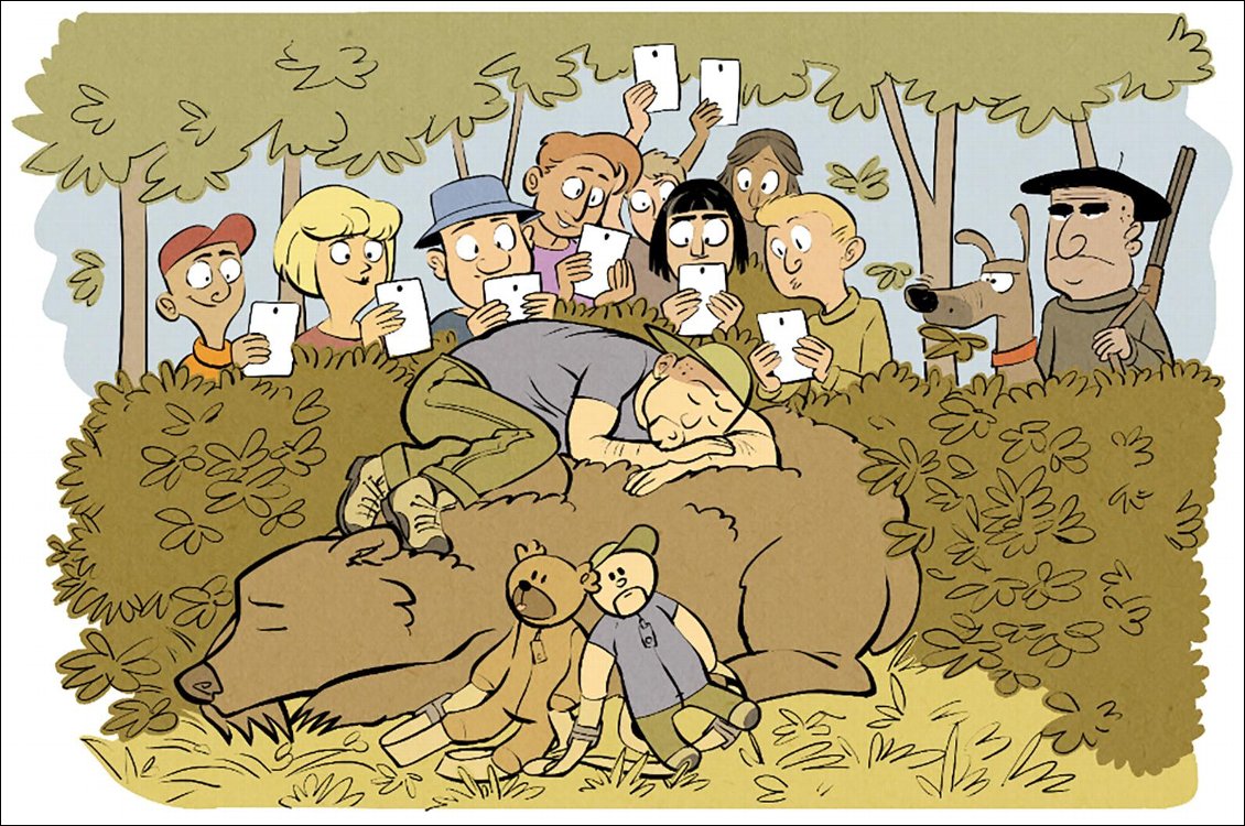 Chronique de l’ours des bois : Camoufler son bivouac
Texte : David Manise. Illustrations : Philippe Gady