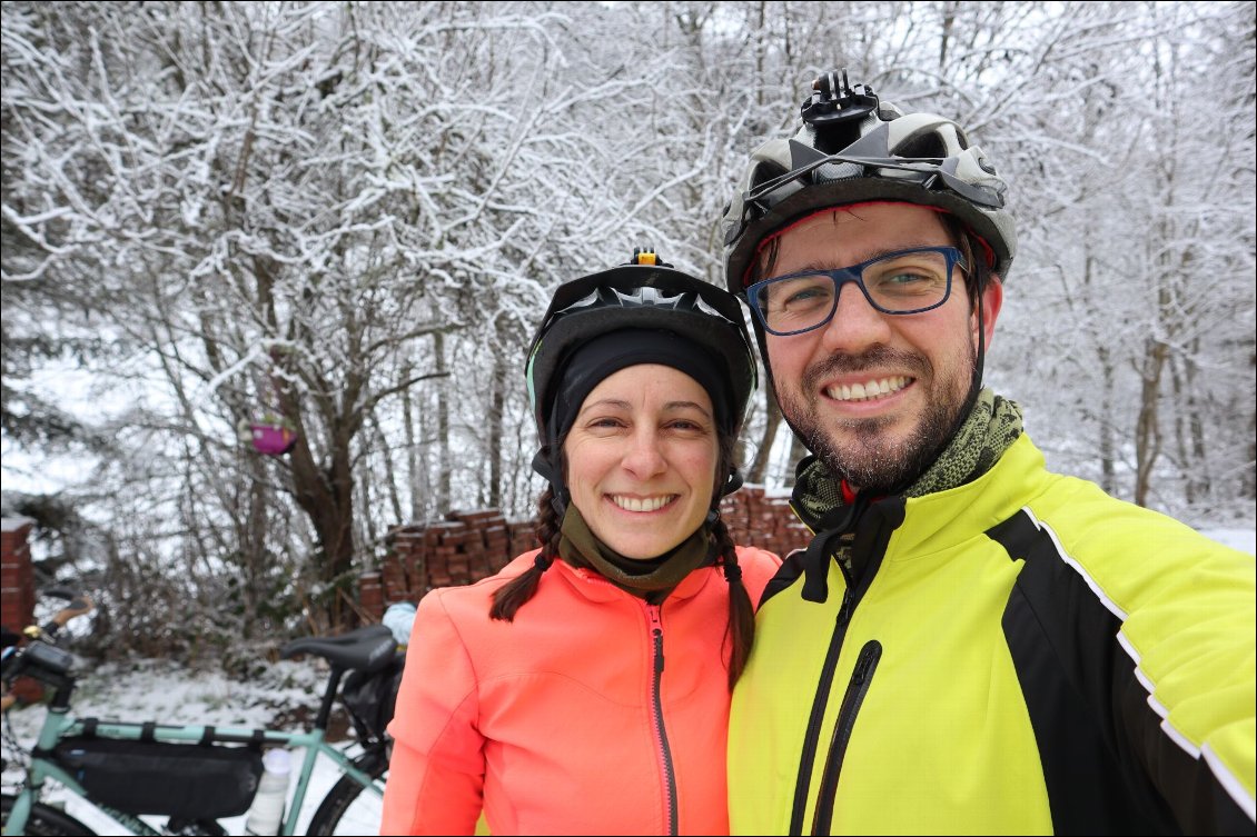 À vélo en hiver pour commencer 2021 : 421 adventure