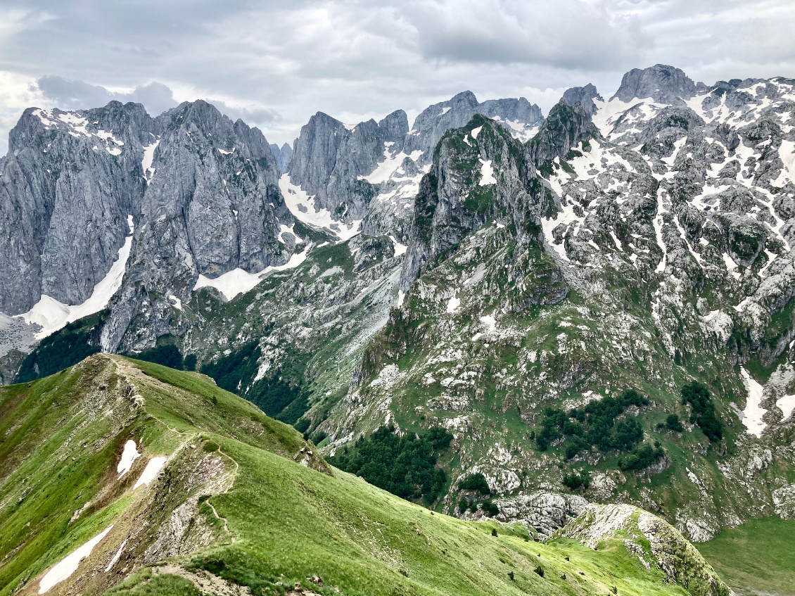 Montagnes albanaises, géants des Alpes dinariques.
Photo : Jérémy Bigé