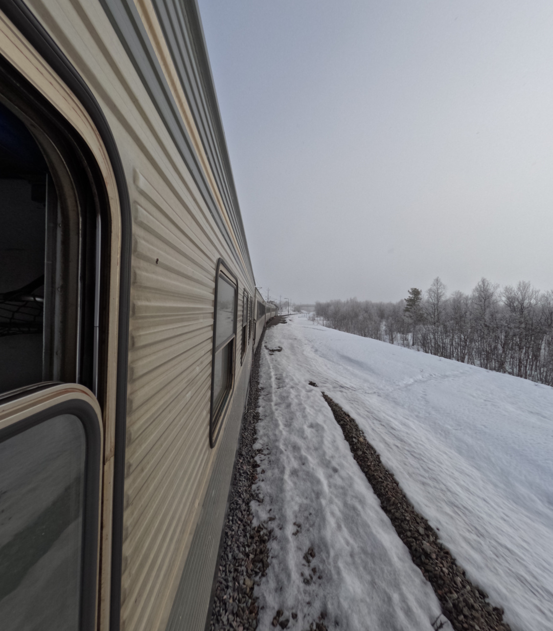 Vers le Grand Nord en train !
Photo : Jules Buthion